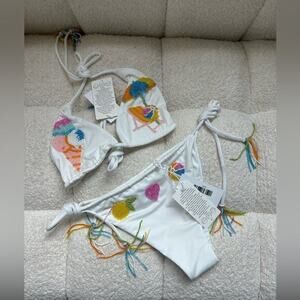 NWT CLEONIE BEADED KINI SET